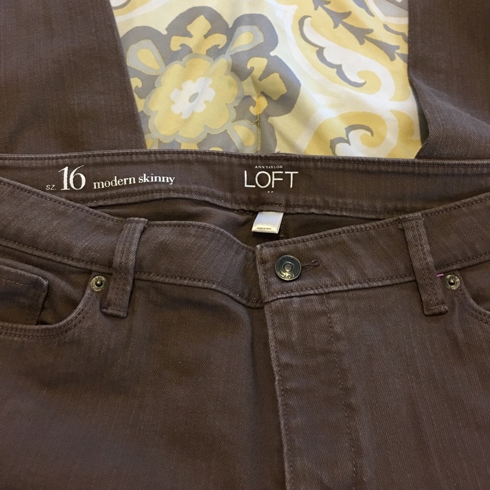 Ann Taylor LOFT skinny jeans